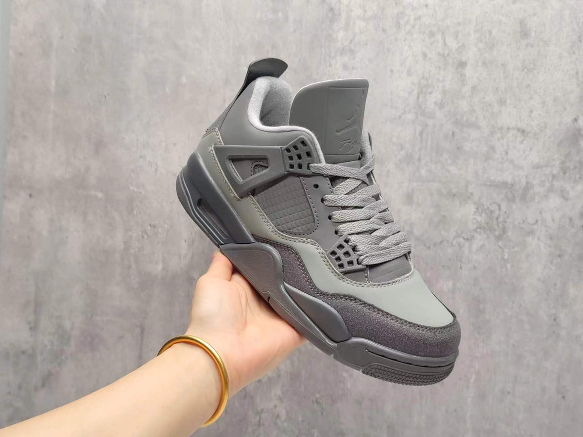 Mid Top Sneakers, Gray Colorway, Lace Up Design, Casual Gift for Sneaker Fans