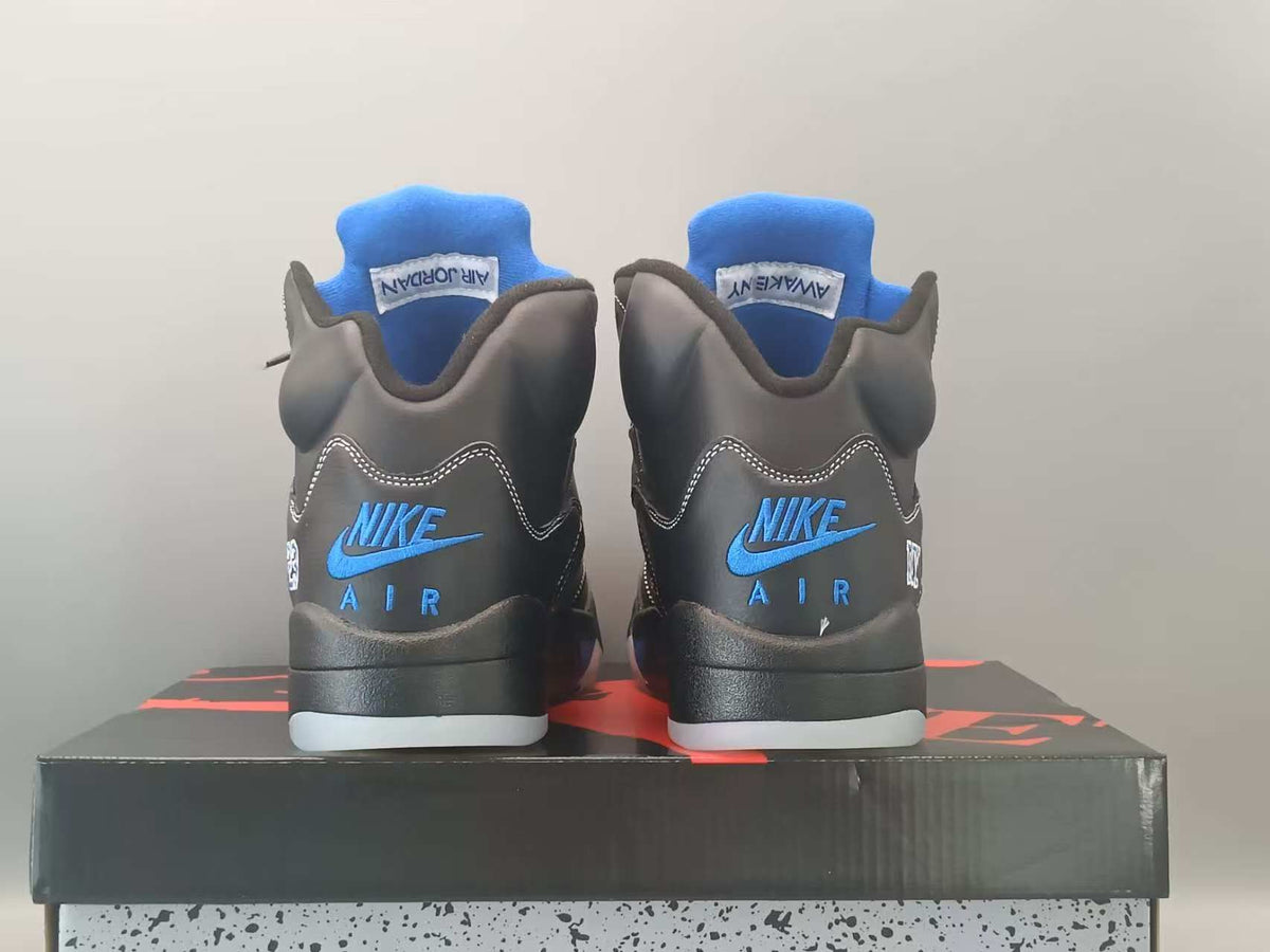 High Top Sneakers, Blue Colorway, Lace Up Design, Casual Gift for Sneaker Fans