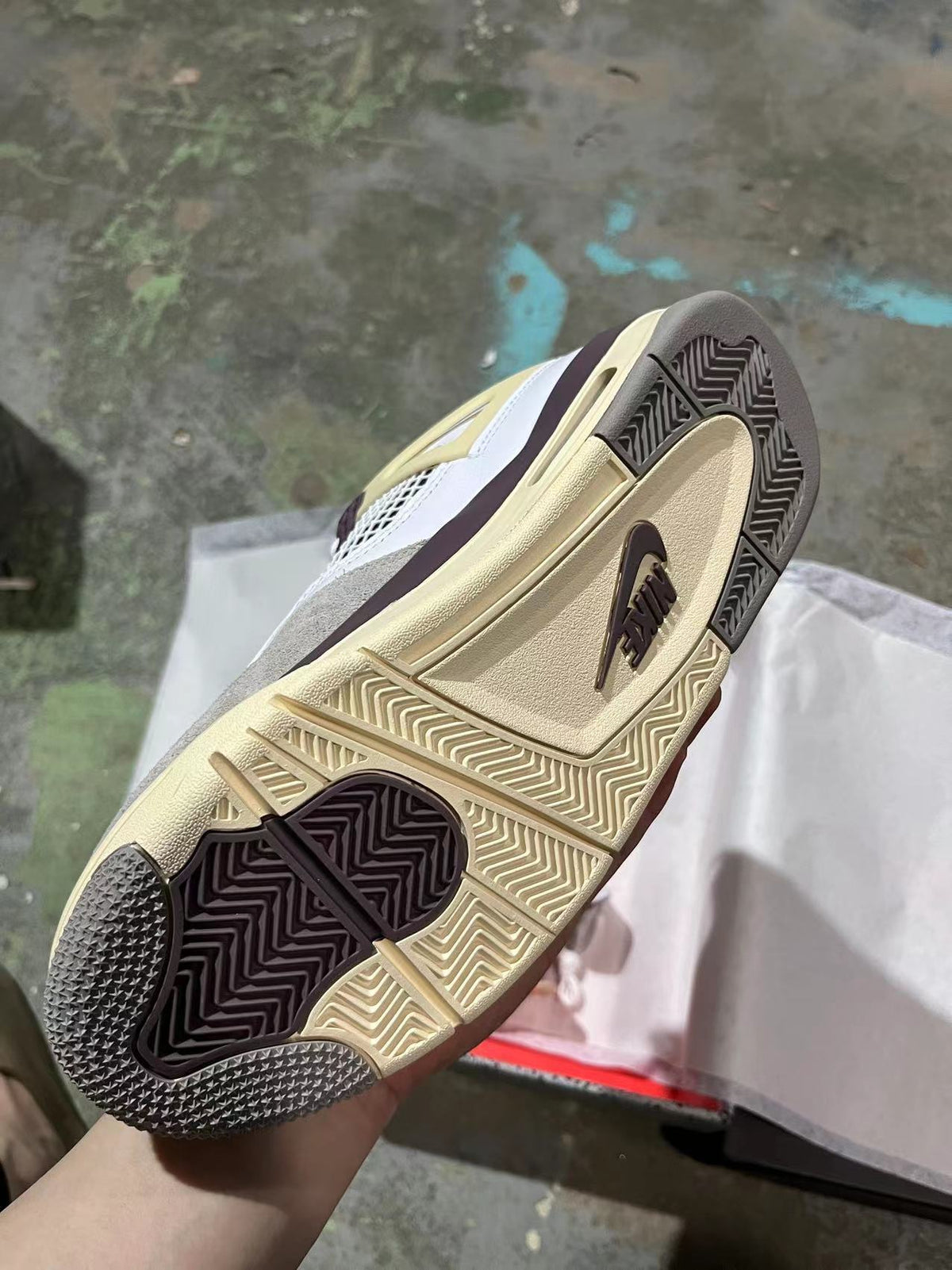 Sneakers, Off White Gray Colorway, Lace Up Design, Casual Gift for Sneaker Fans