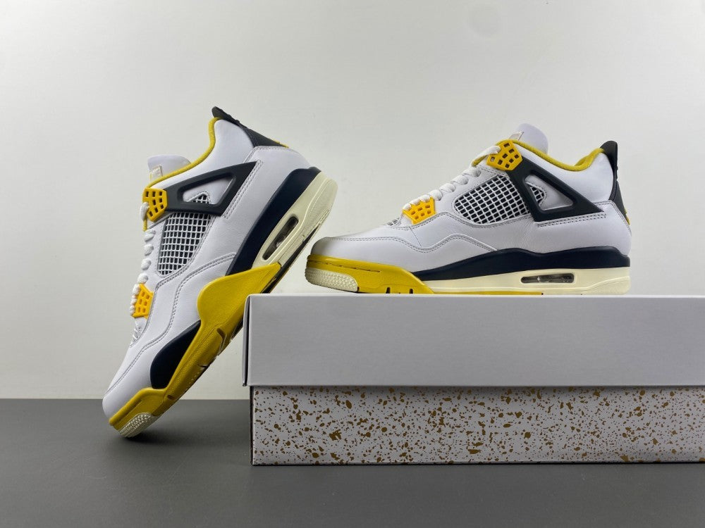 Low Top Sneakers, White Black Yellow Colorway, Lace Up Design, Casual Gift for Sneaker Fans