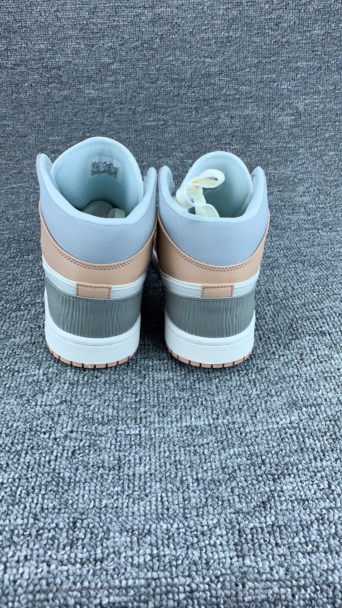 Low Top Sneakers, Off White Brown Colorway, Lace Up Design, Casual Gift for Sneaker Fans