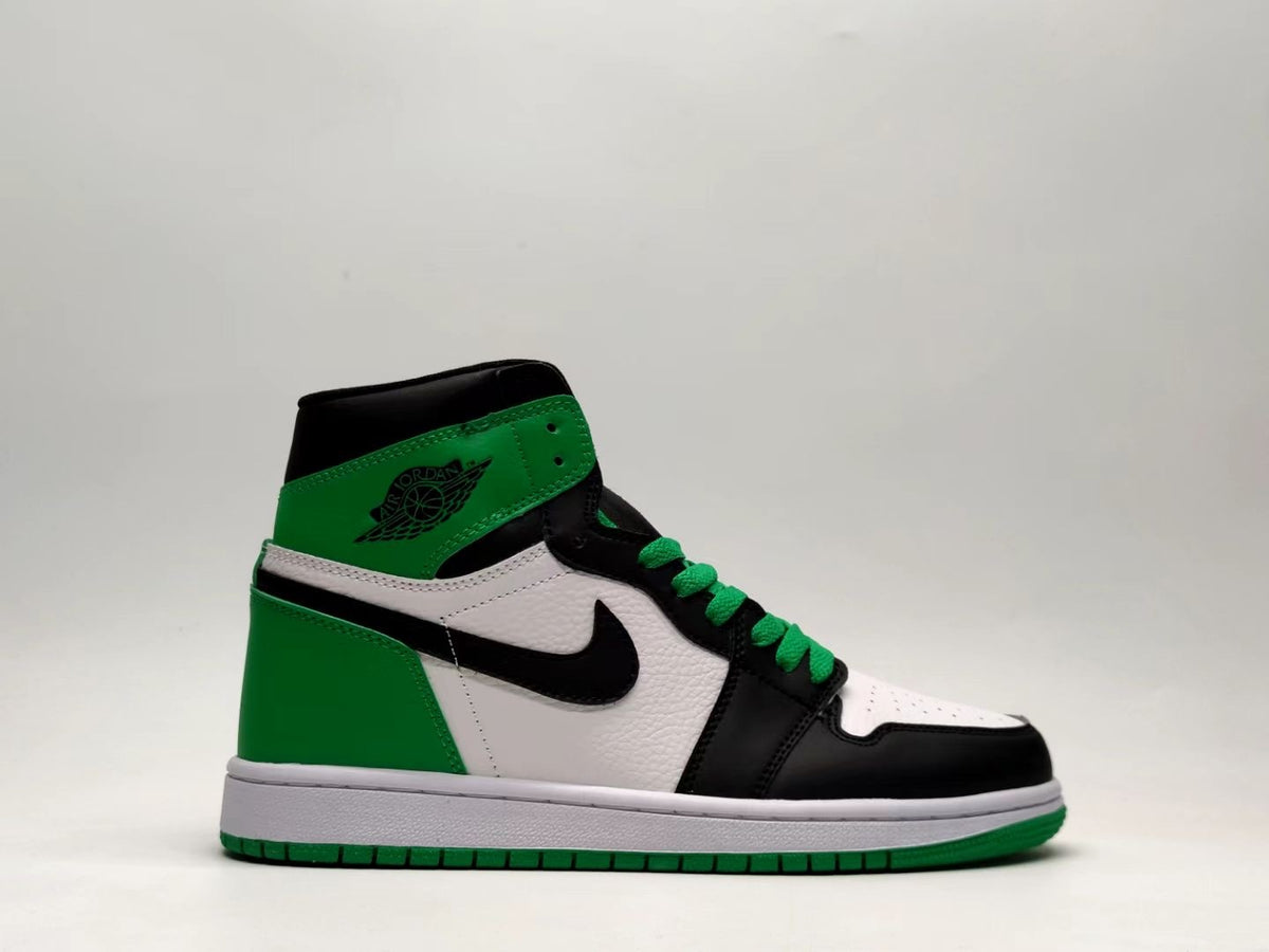 Sneakers, Black Green Colorway, Lace Up Design, Casual Gift for Sneaker Fans