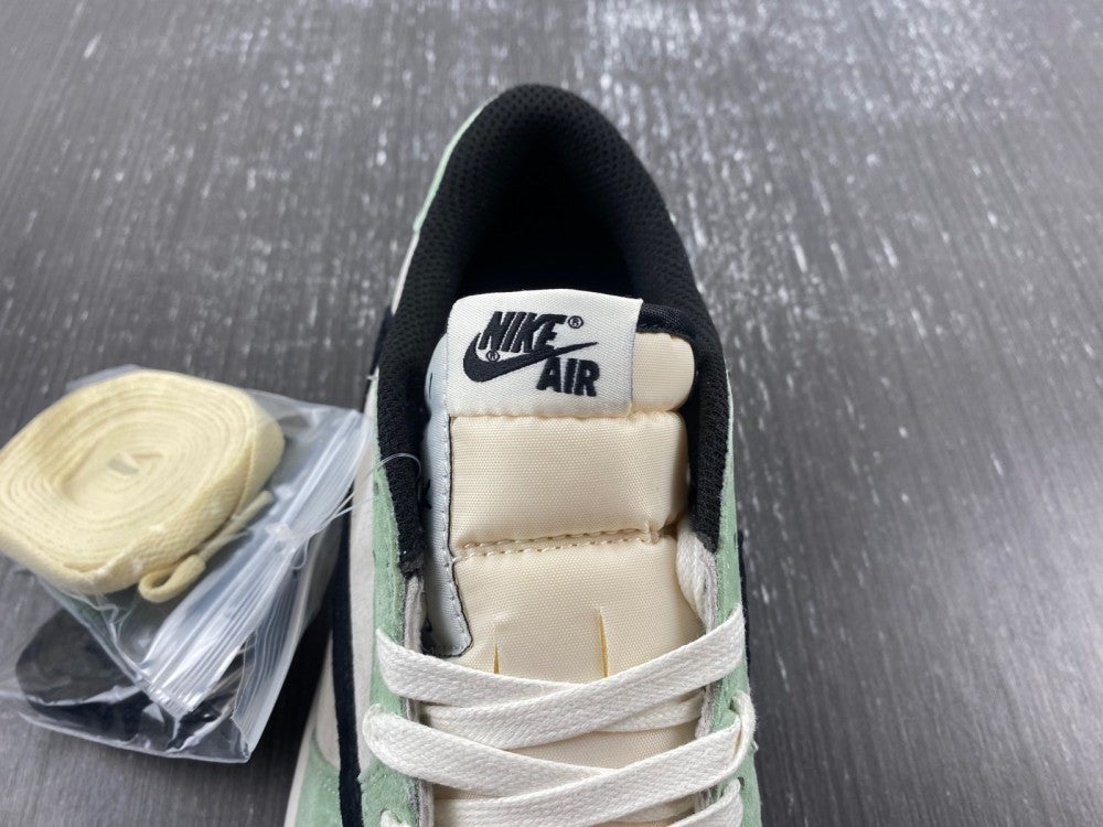 Low Top Sneakers, White Black Green Colorway, Reverse Hook Design, Lace Up Design, Casual Gift for Sneaker Fans