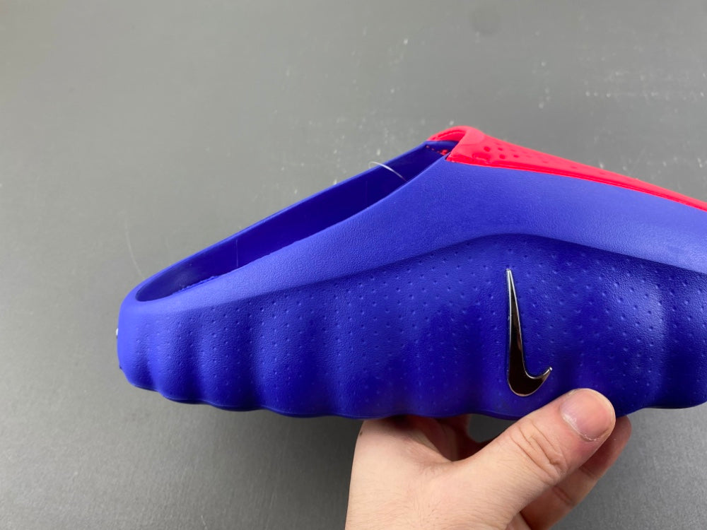 Slides, Royal Blue Red Colorway, Slip On Design, Casual Gift for Shoe Lovers