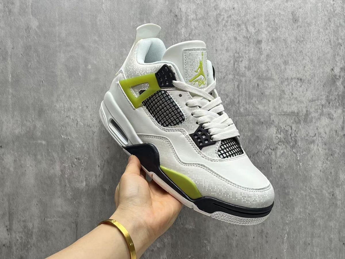 Mid Top Sneakers, Yellow Colorway, Lace Up Design, Casual Gift for Sneaker Fans