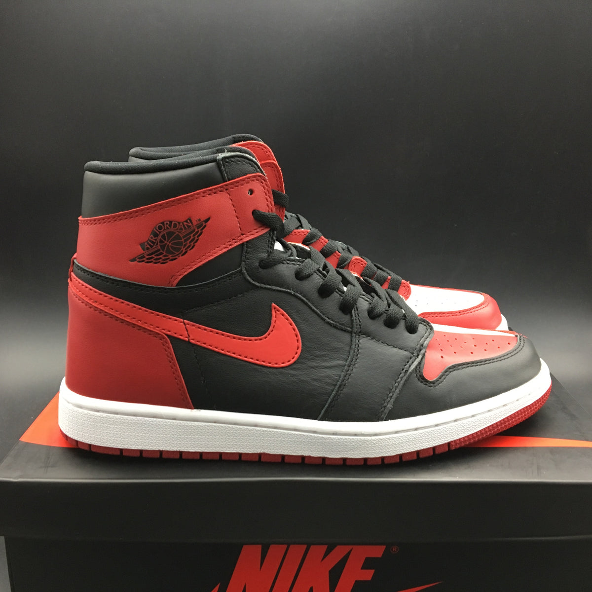 Sneakers, Red Black Colorway, Leather Footwear, Lace Up Design, Casual Gift for Sneaker Fans