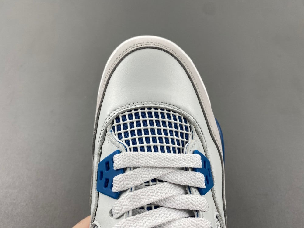 Low Top Sneakers, Blue White Gray Colorway, Lace Up Design, Casual Gift for Sneaker Fans