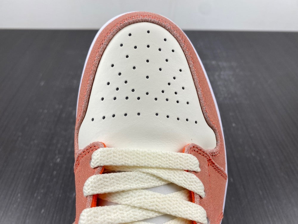Mid Top Sneakers, White Black Pink Orange Colorway, Suede Footwear, Lace Up Design, Casual Gift for Sneaker Fans