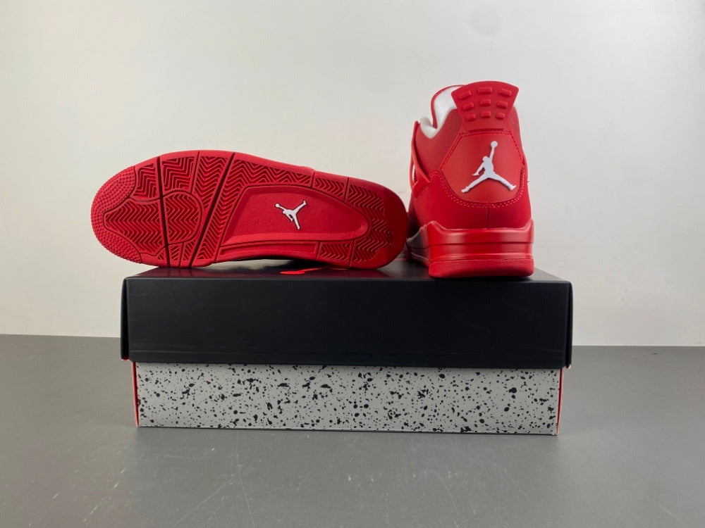 Mid Top Sneakers, Red Colorway, Cracked Pattern, Lace Up Design, Casual Gift for Sneaker Fans