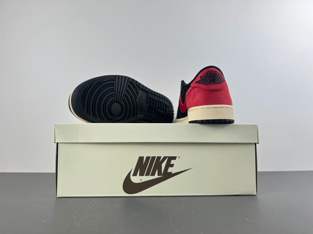 Low Top Sneakers, Black Red Colorway, Reverse Hook Design, Lace Up Design, Casual Gift for Sneaker Fans