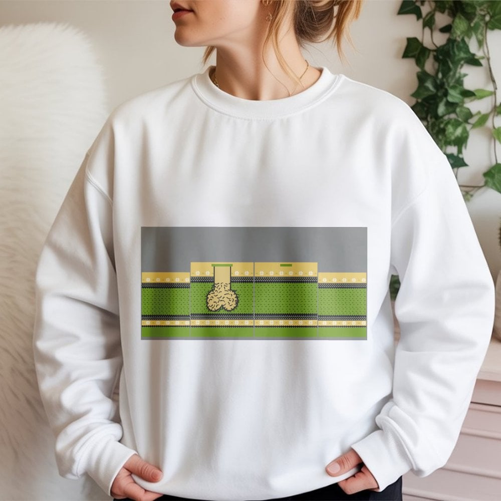 Naughty Meme Holiday Crewneck, Humorous Ugly Christmas Sweatshirt, Adult Humor Xmas Pullover, Sarcastic Winter Sweater, Gag P