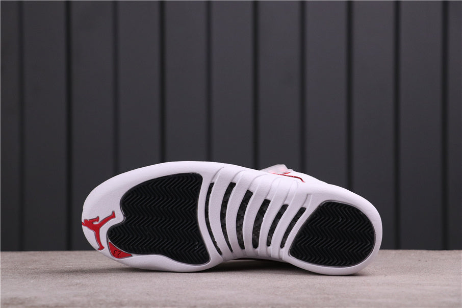 High Top Sneakers, White Red Colorway, Lace Up Design, Casual Gift for Sneaker Fans