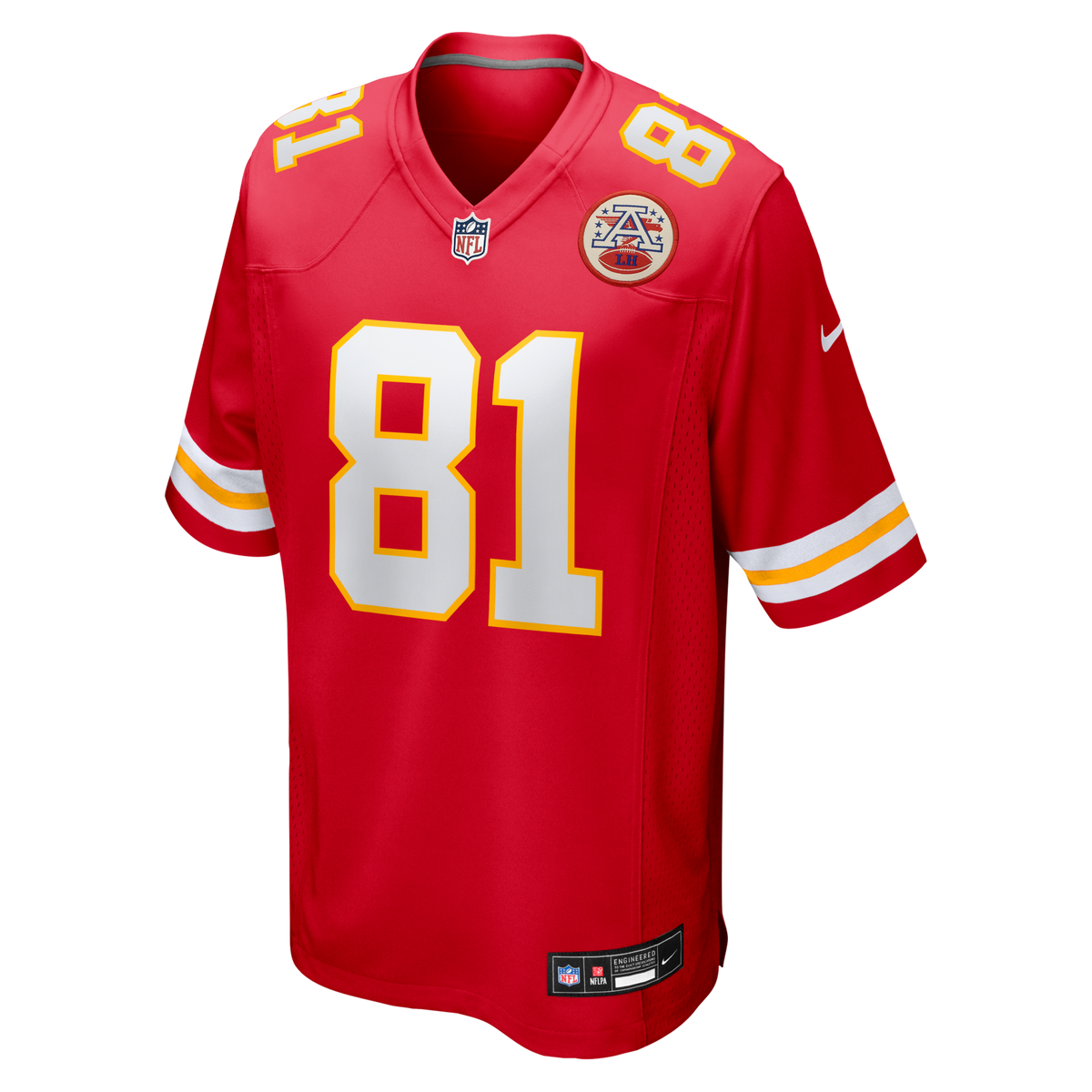 Kansas City Chiefs Nikko Remigio Red Team Game Jersey