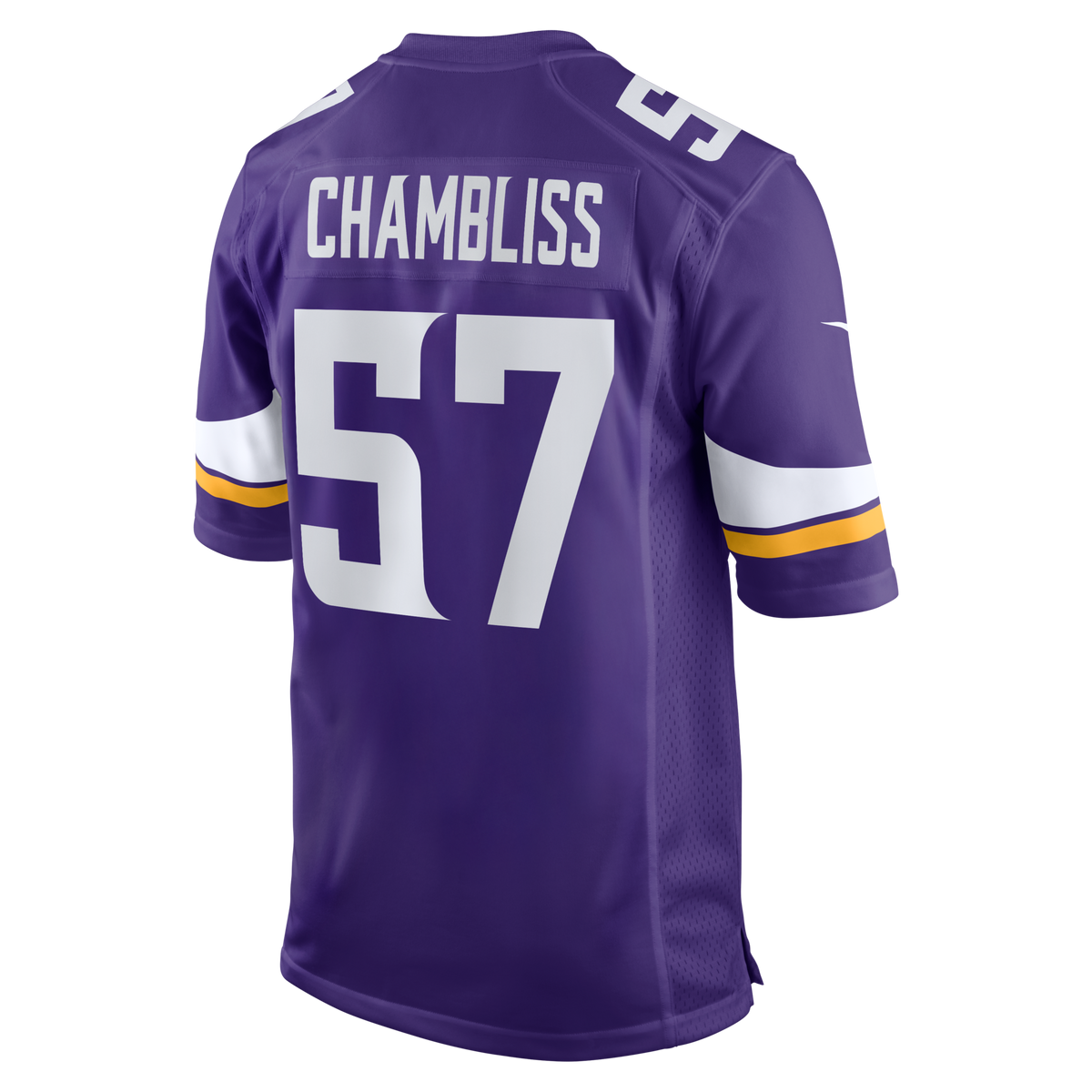 Minnesota Vikings Chaz Chambliss Purple Team Game Jersey