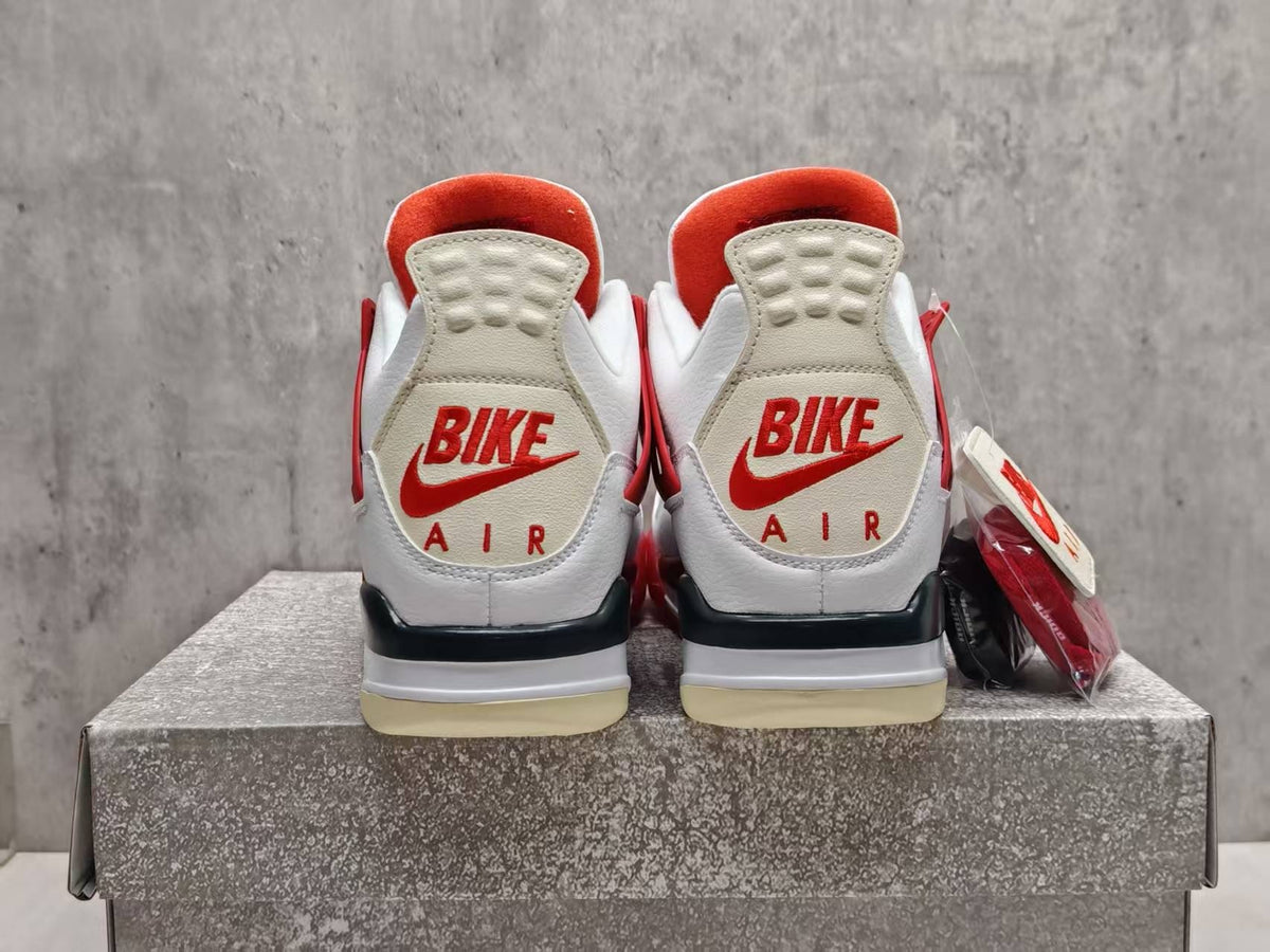Mid Top Sneakers, Red Colorway, Lace Up Design, Casual Gift for Sneaker Fans