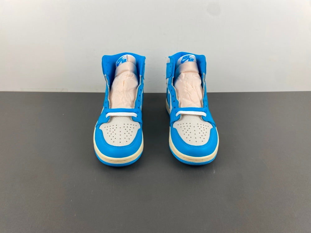 High Top Sneakers, Blue White Colorway, Lace Up Design, Casual Gift for Sneaker Fans