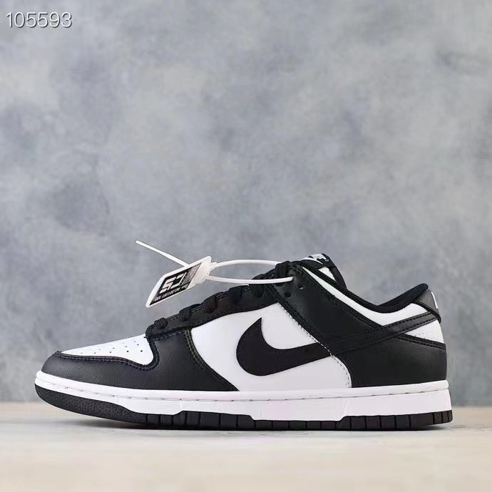 Sneakers, White Black Colorway, Lace Up Design, Casual Gift for Sneaker Fans