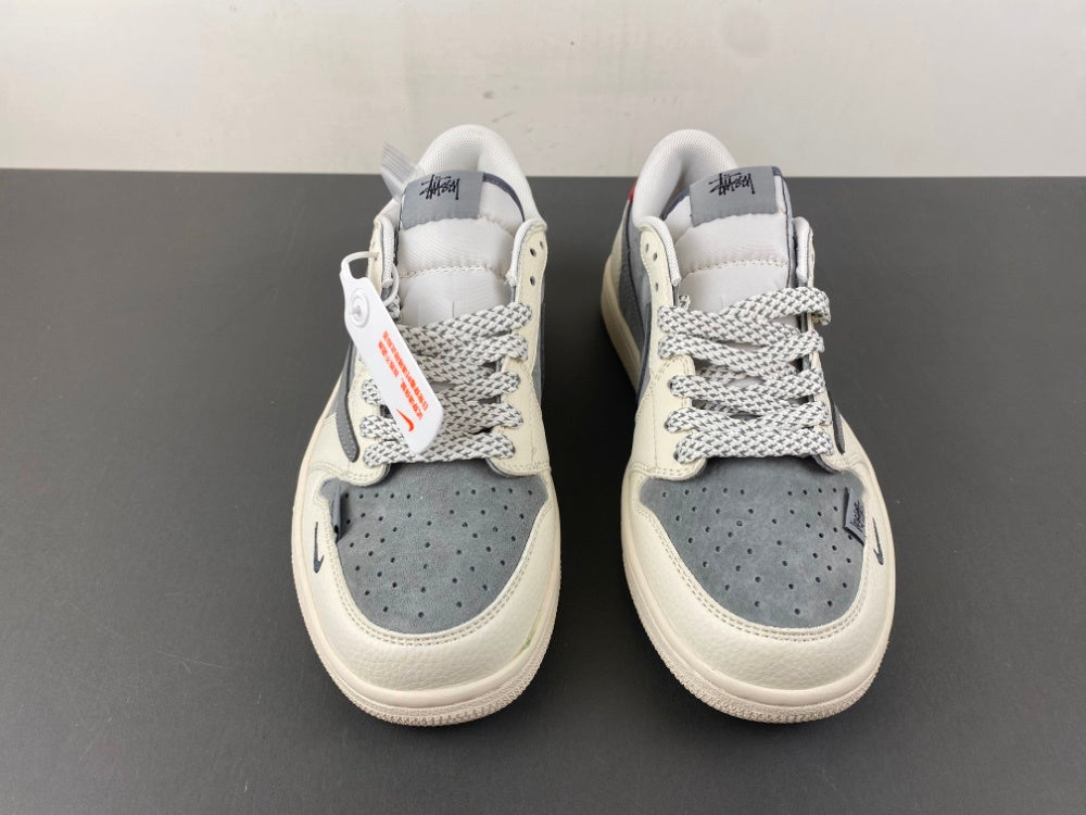 Low Top Sneakers, Off White Gray Colorway, Reverse Hook Design, Lace Up Design, Casual Gift for Sneaker Fans