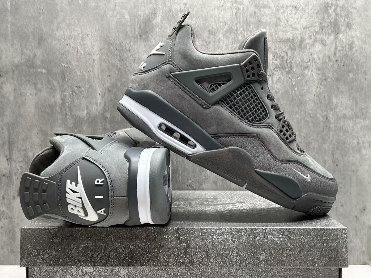 Mid Top Sneakers, Gray Colorway, Lace Up Design, Casual Gift for Sneaker Fans