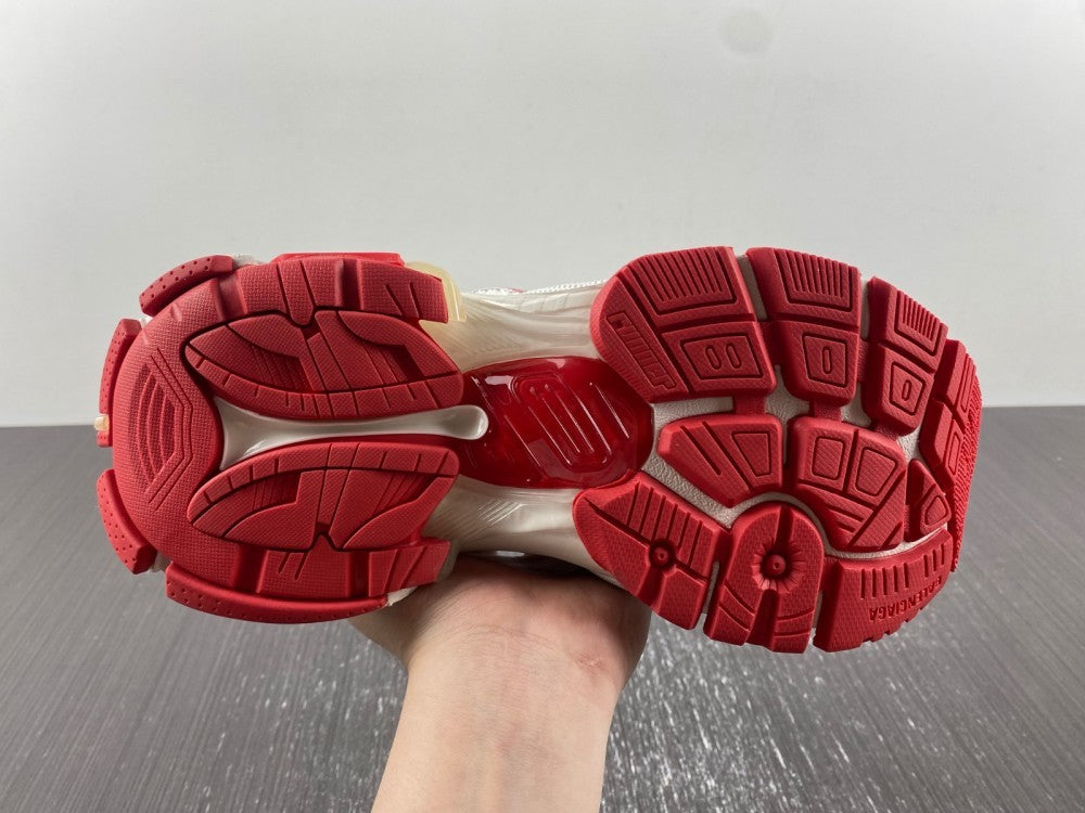 Low Top Sneakers, White Red Colorway, Lace Up Design, Casual Gift for Sneaker Fans