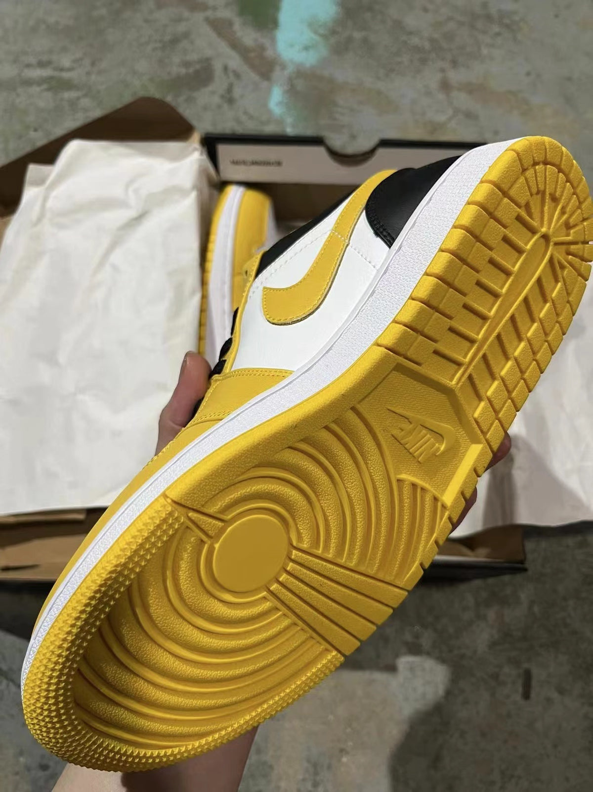 Low Top Sneakers, Black Yellow Colorway, Lace Up Design, Casual Gift for Sneaker Fans
