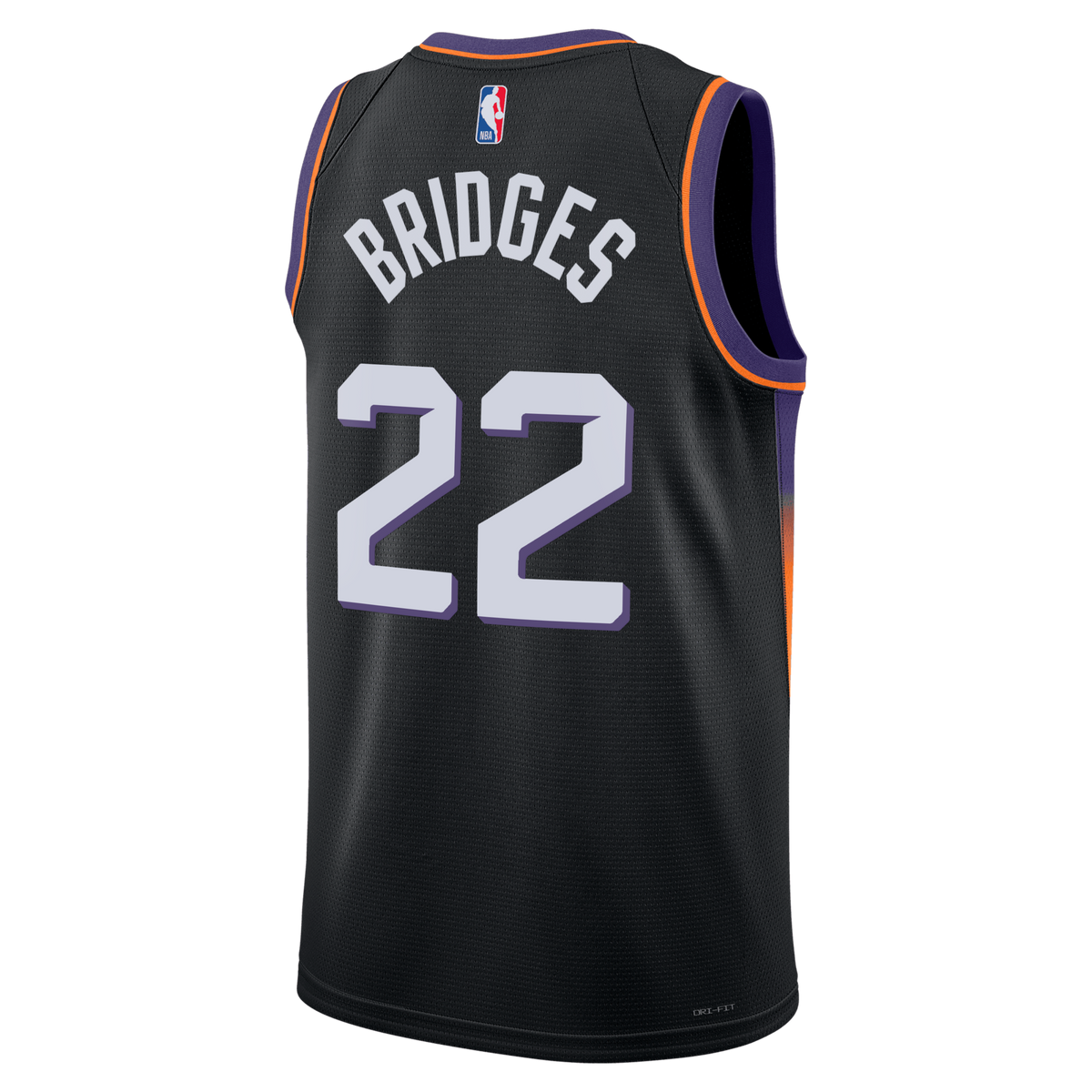 Phoenix Suns Jordan Brand Statement Edition Jersey - Black - Miles Bridges