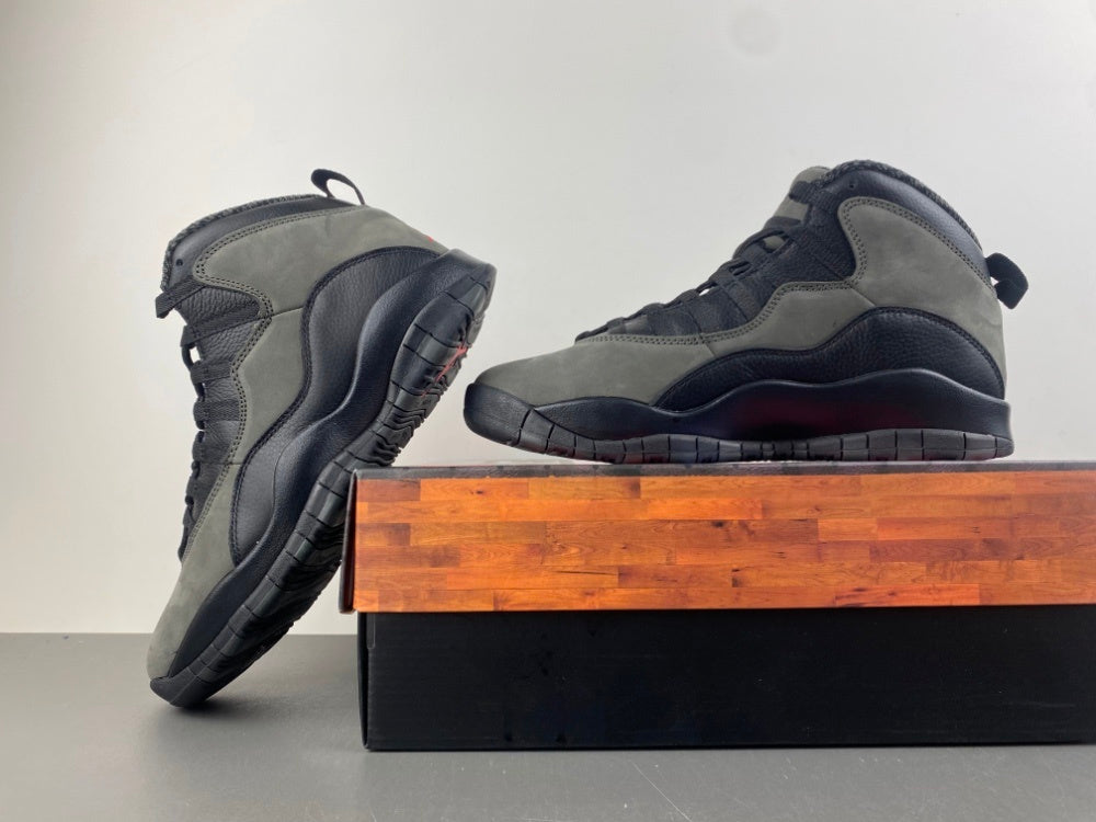Low Top Sneakers, Carbon Gray Black Red Colorway, Leather Footwear, Lace Up Design, Casual Gift for Sneaker Fans
