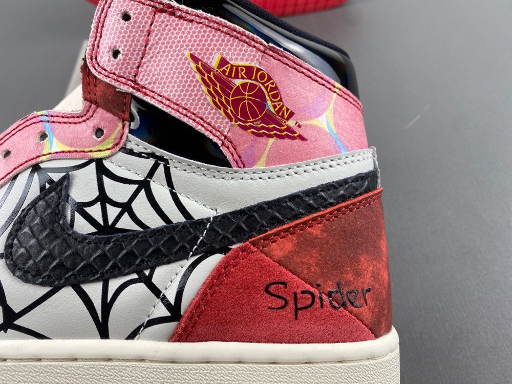 High Top Sneakers, Red Beige Black Colorway, Lace Up Design, Casual Gift for Sneaker Fans