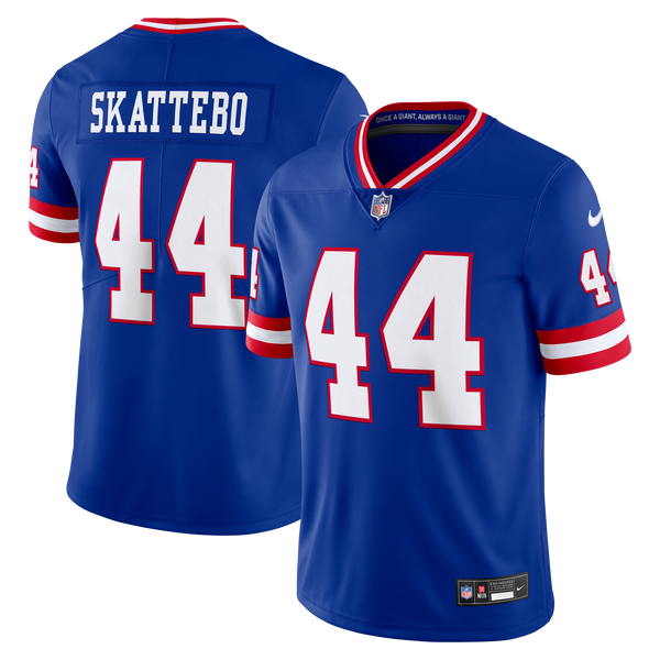 New York Giants Cam Skattebo Royal Legacy Vapor Untouchable Stitched Limited Jersey