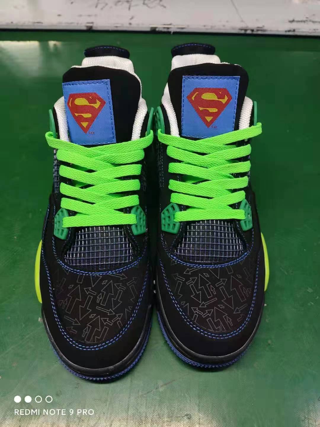 Sneakers, Black Green Colorway, Lace Up Design, Casual Gift for Sneaker Fans