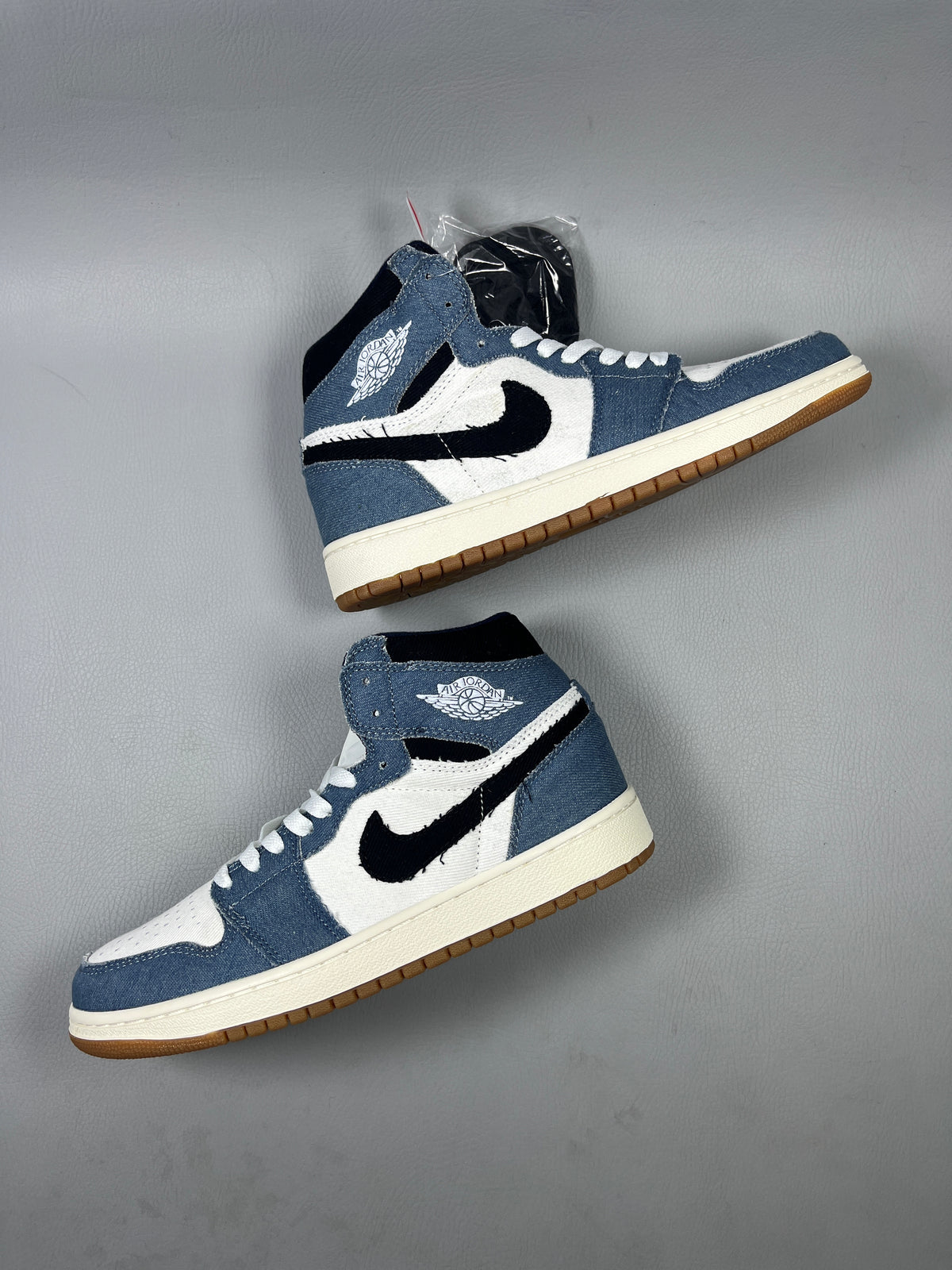 High Top Sneakers, Blue Colorway, Lace Up Design, Casual Gift for Sneaker Fans