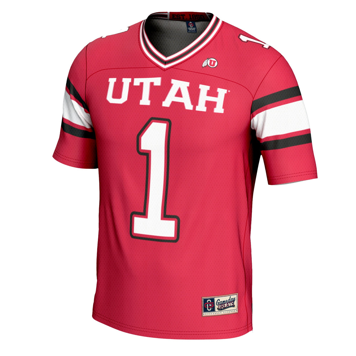 #1 Utah Utes GameDay Greats Football Jersey - Red