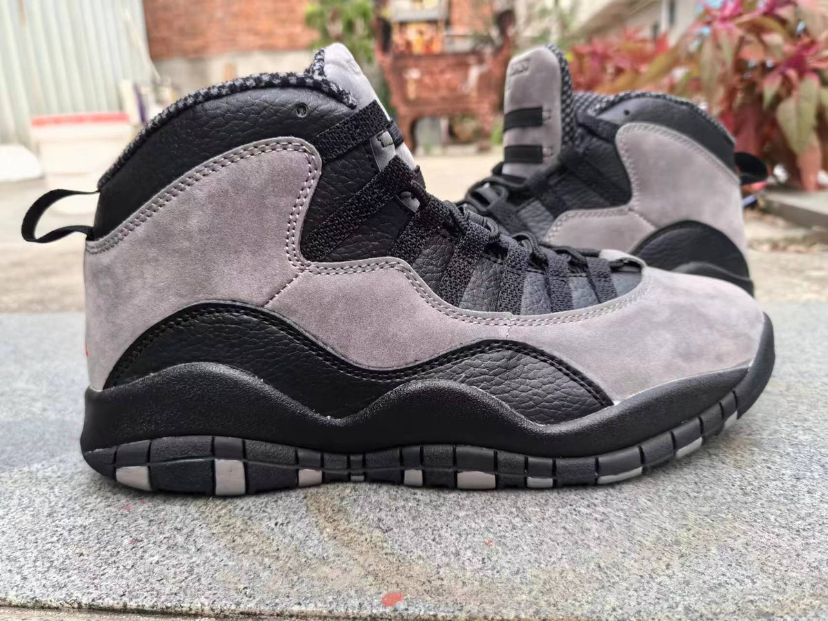 High Top Sneakers, Gray Black Colorway, Lace Up Design, Casual Gift for Sneaker Fans