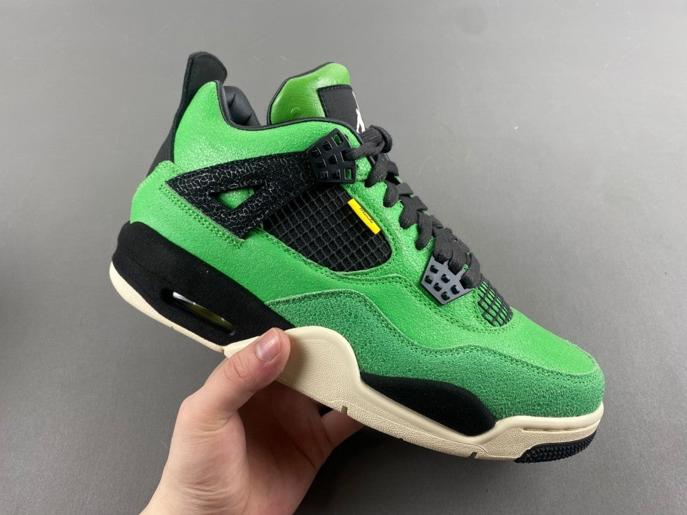 Mid Top Sneakers, Green Black Colorway, Lace Up Design, Casual Gift for Sneaker Fans