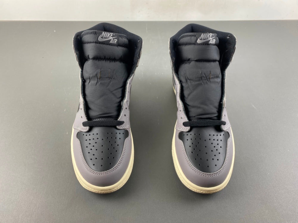 High Top Sneakers, Gray Black Colorway, Lace Up Design, Casual Gift for Sneaker Fans