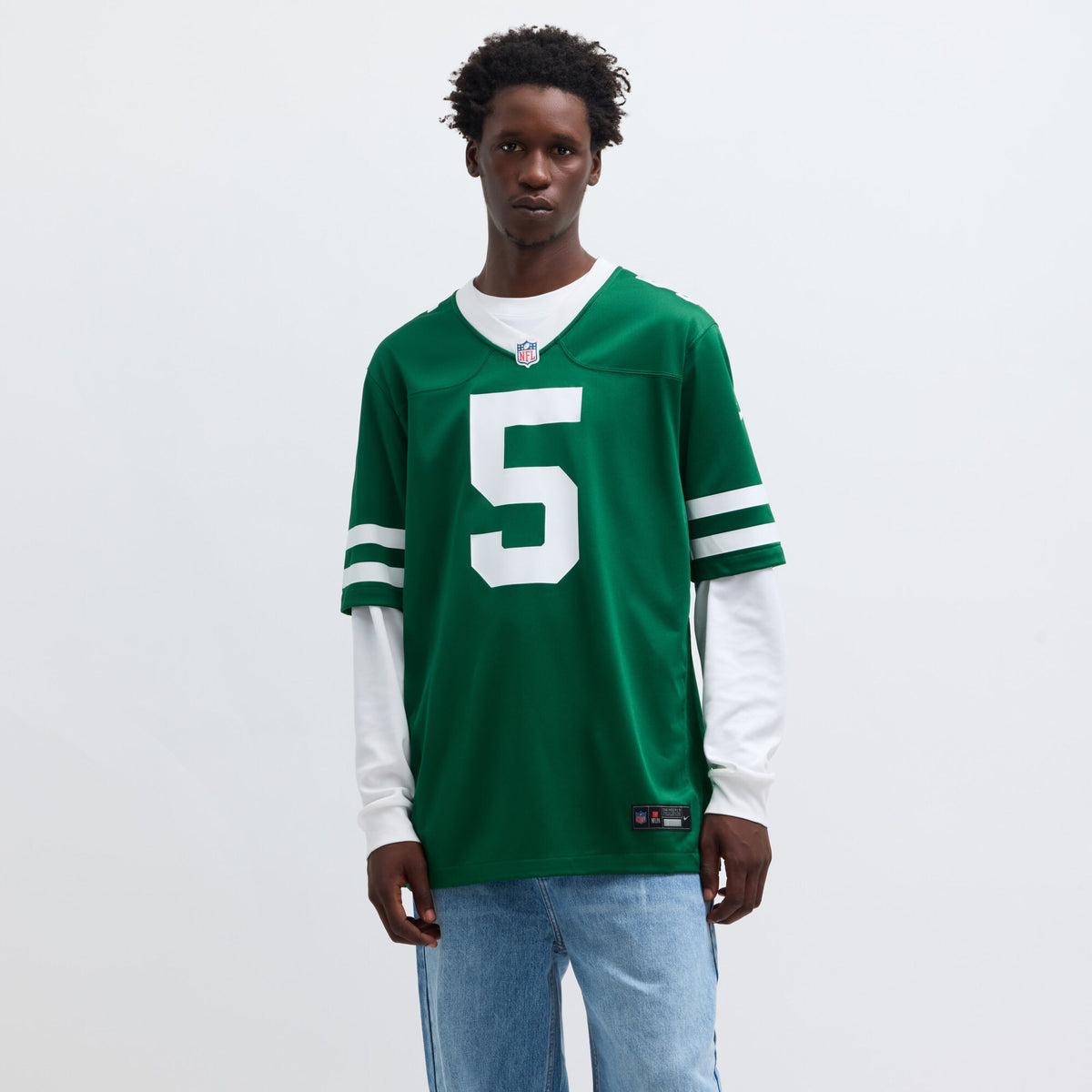 New York Jets Garrett Wilson Legacy Green Game Jersey