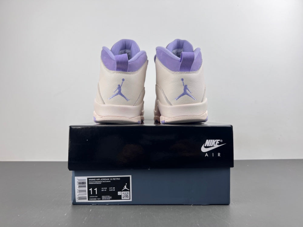 Low Top Sneakers, White Purple Colorway, Lace Up Design, Casual Gift for Sneaker Fans