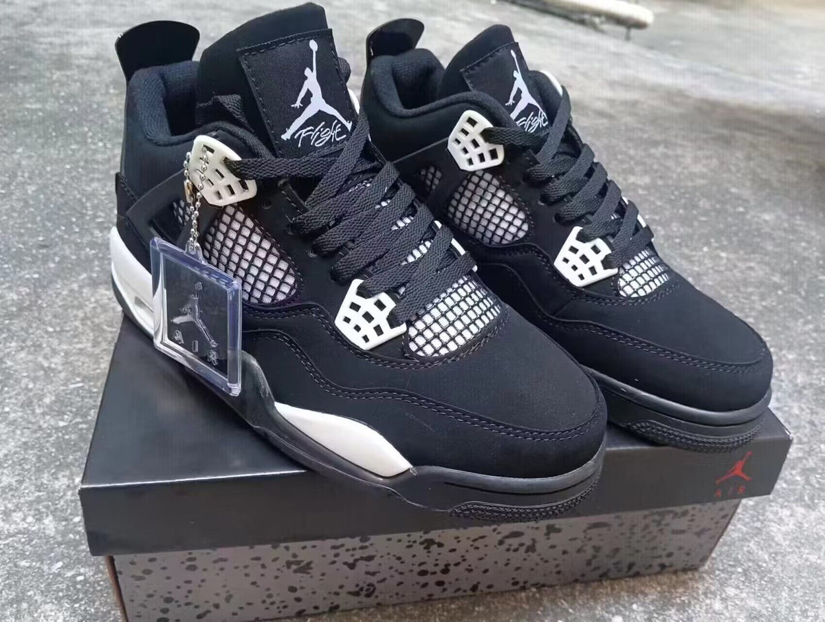 Sneakers, Black White Colorway, Lace Up Design, Casual Gift for Sneaker Fans