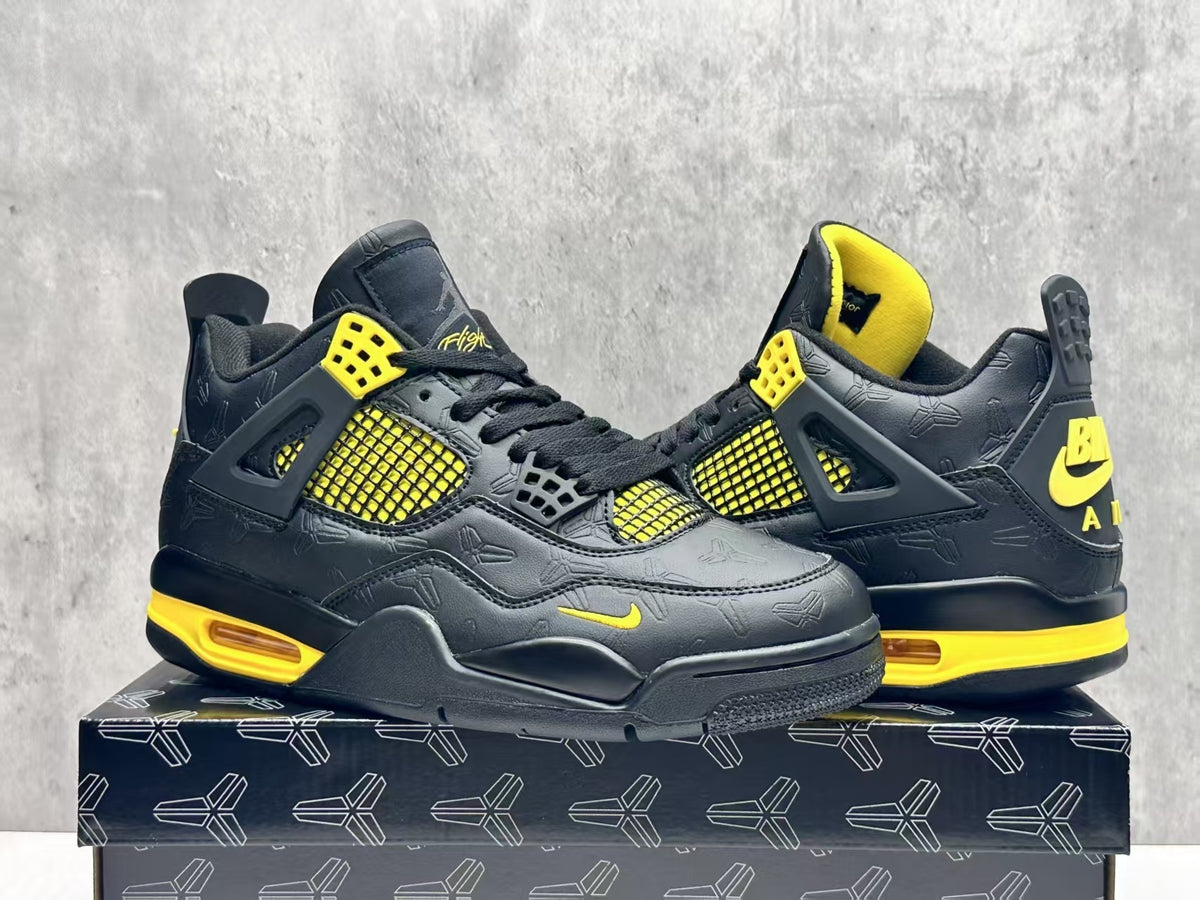 Mid Top Sneakers, Gray Yellow Colorway, Lace Up Design, Casual Gift for Sneaker Fans