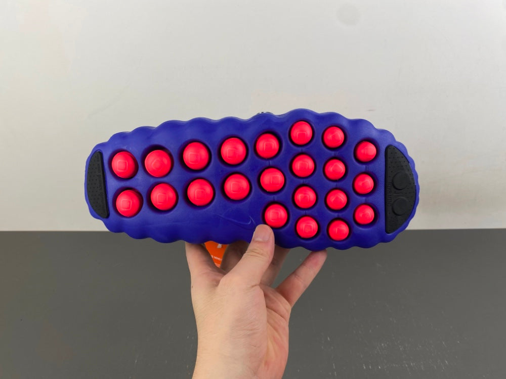 Slides, Royal Blue Red Colorway, Slip On Design, Casual Gift for Shoe Lovers