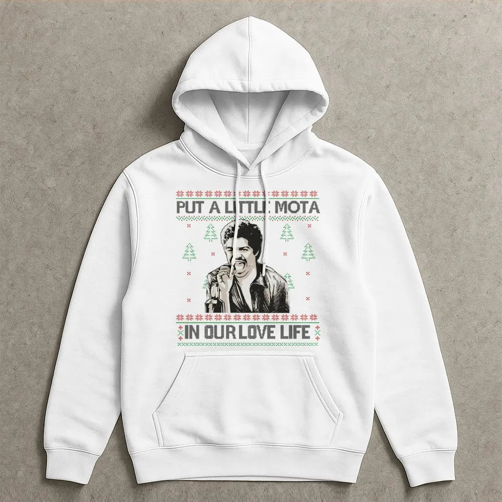 Humorous Mexican Movie Quote Holiday Hoodie, Ugly Christmas Hoodie, Retro Film Xmas Hooded Sweatshirt, Ugly Sweater Party Gra