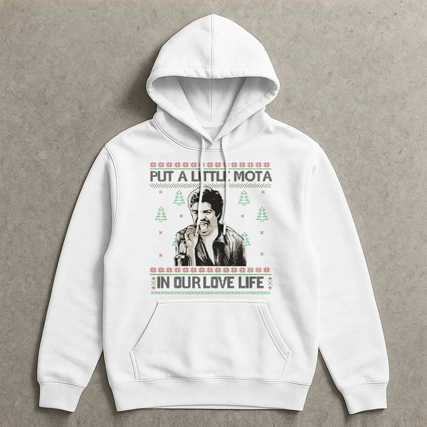 Humorous Mexican Movie Quote Holiday Hoodie, Ugly Christmas Hoodie, Retro Film Xmas Hooded Sweatshirt, Ugly Sweater Party Gra
