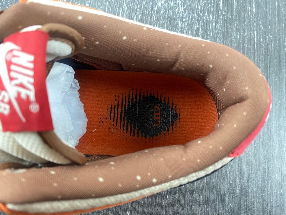 Low Top Sneakers, Orange White Colorway, Lace Up Design, Casual Gift for Sneaker Fans