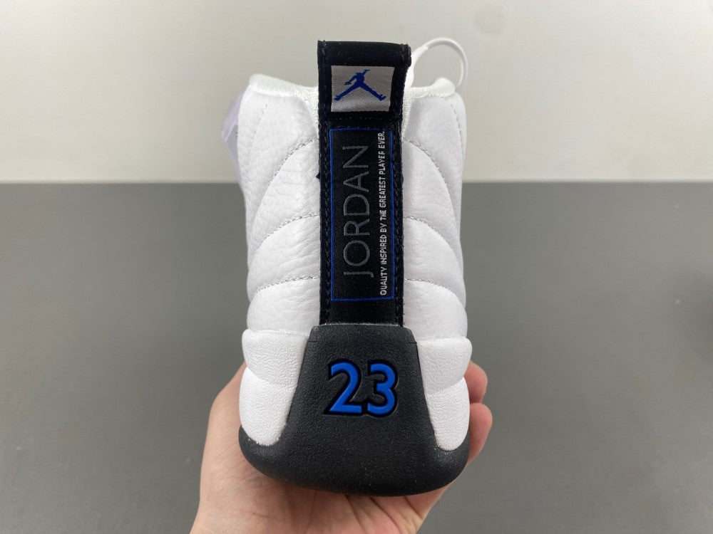 Low Top Sneakers, Blue White Black Colorway, Leather Footwear, Lace Up Design, Casual Gift for Sneaker Fans