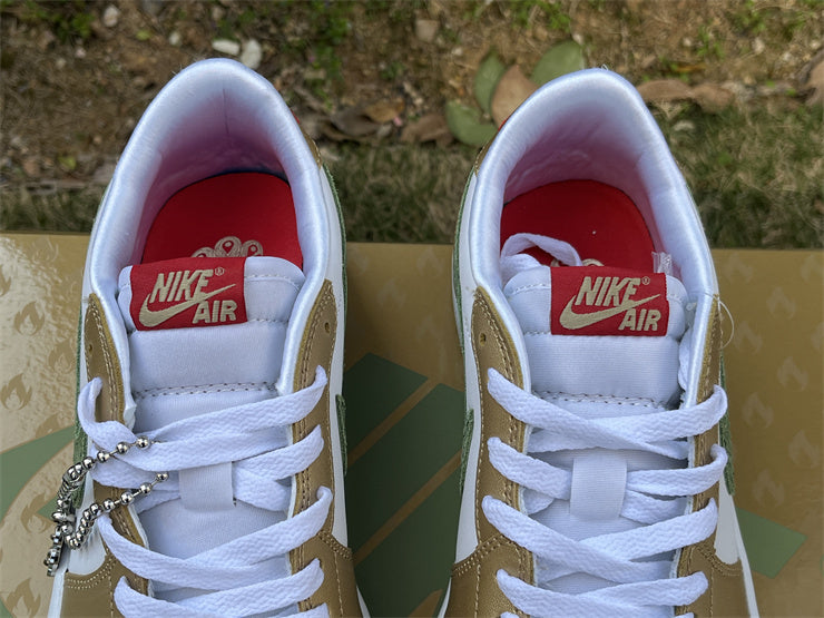 Low Top Sneakers, Yellow White Green Colorway, Lace Up Design, Casual Gift for Sneaker Fans