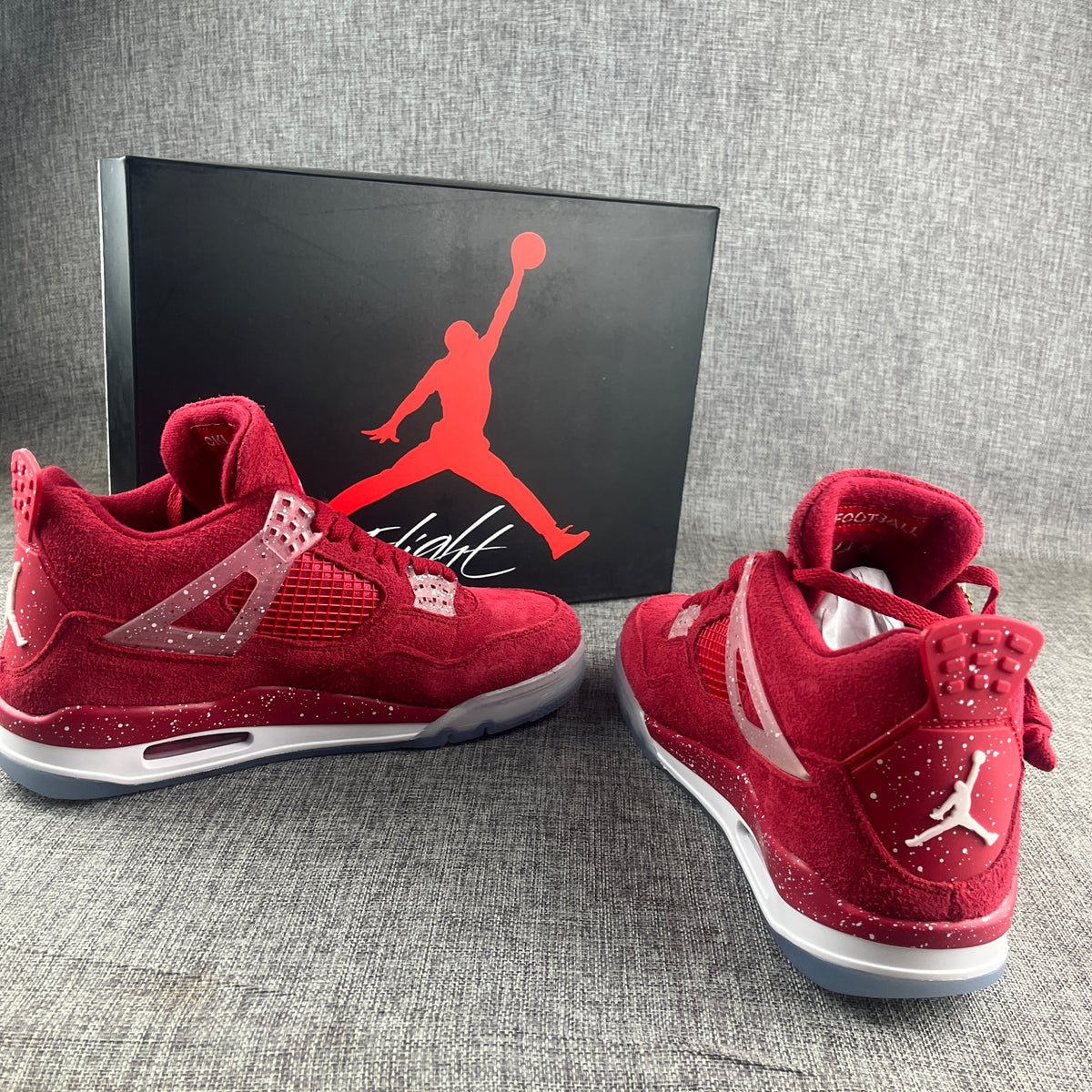 Sneakers, Red Colorway, Lace Up Design, Casual Gift for Sneaker Fans