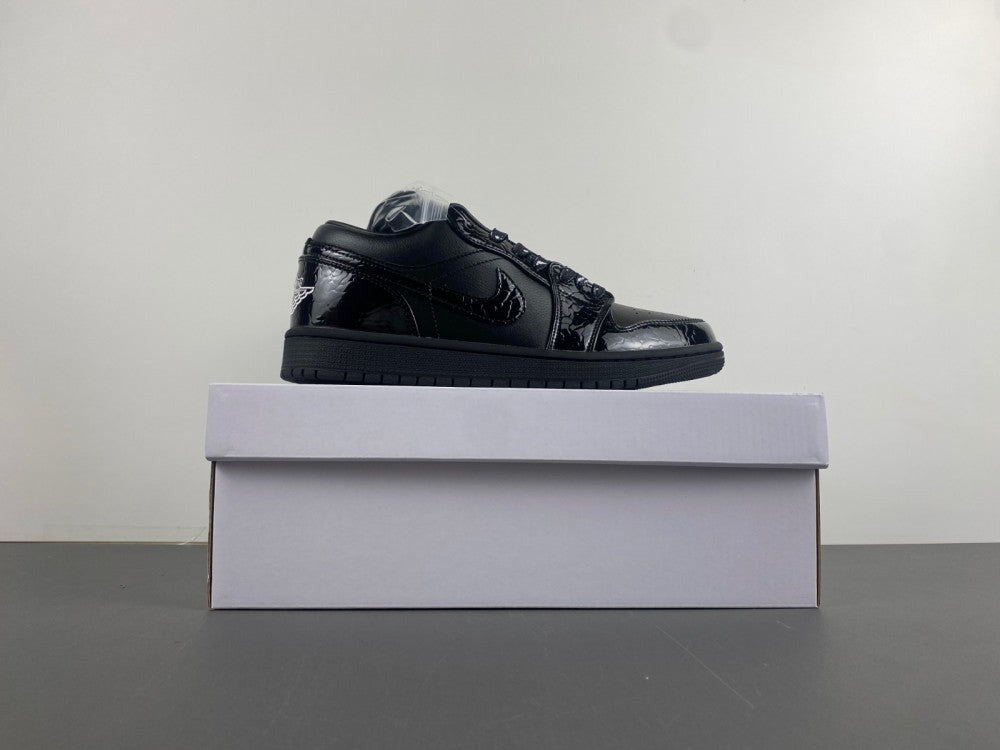 Low Top Sneakers, Black Colorway, Lace Up Design, Casual Gift for Sneaker Fans