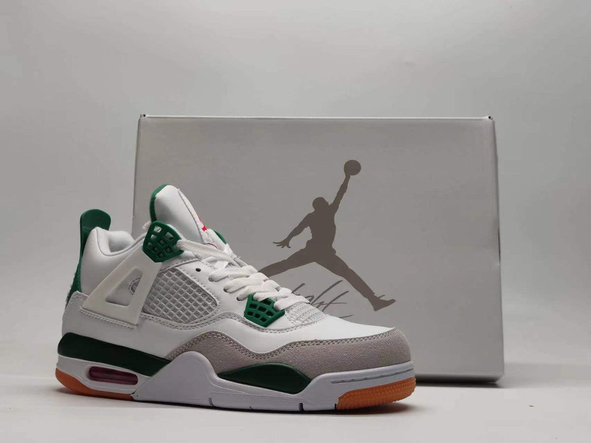 Sneakers, Green Colorway, Lace Up Design, Casual Gift for Sneaker Fans