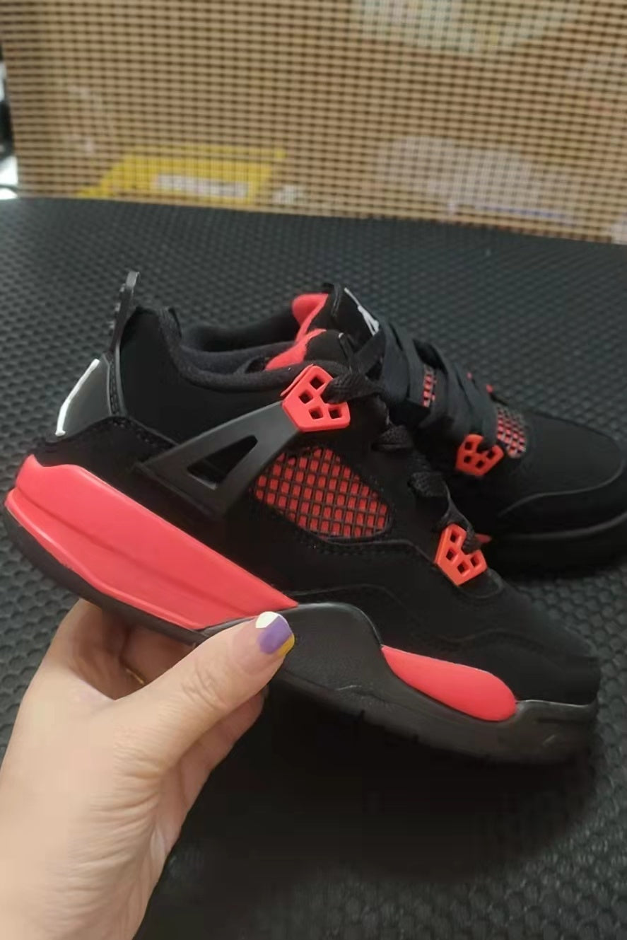 Low Top Sneakers, Red Colorway, Lace Up Design, Casual Gift for Sneaker Fans