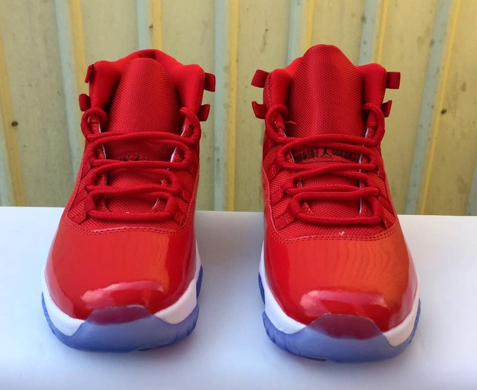 Sneakers, Red Colorway, Lace Up Design, Casual Gift for Sneaker Fans